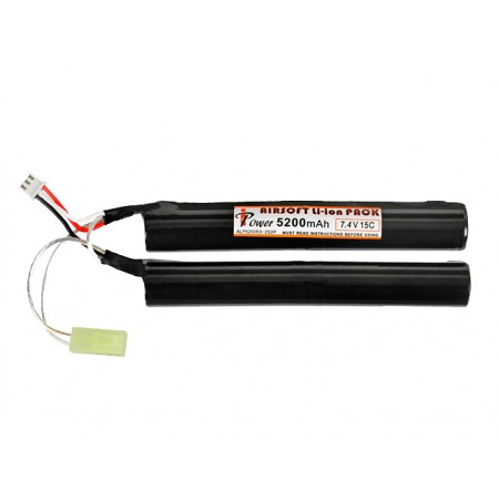 Li-ion 7.4V 5200mAh 15C (2 celių)